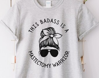 T-shirt borstamputatiechirurgie, cadeau na mastectomie, shirt borstkanker bewustzijn, cadeau borstoperatie operatie