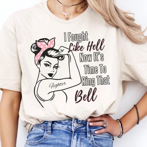 Last Day Of Chemo Shirt, Ring The Bell Cancer Treatment T-shirt, Breast Cancer Survivor Tee, Cancer Warrior Shirt, Pink Ribbon