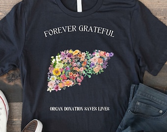 Liver Transplant Survivor T-shirt: Organ Donation Awareness Gift
