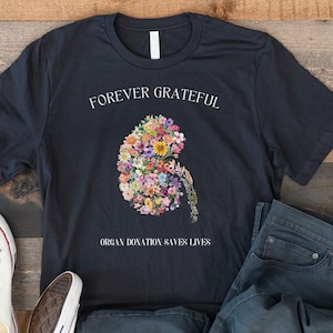 Kidney Transplant Gift T-shirt, Kidney Organ Donation Awareness Tee