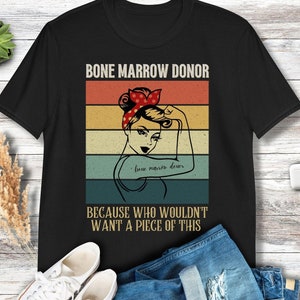 Knochenmarkspender Geschenk T-Shirt, Knochenmarkspende Awareness Shirt