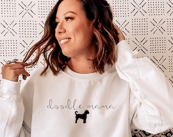 Doodle Mama Sweatshirt, Doodle Mum Sweatshirt, Doodle Mom Gift, Goldendoodle Mom, Labradoodle Mama, Doodle Lover Gift
