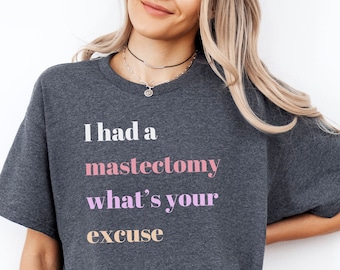 T-shirt borstamputatiechirurgie, cadeau na mastectomie, shirt borstkanker bewustzijn, cadeau borstoperatie operatie