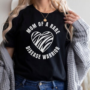 Mom Of A Rare Disease Warrior, Rare Disease Awareness Tee, Rare Disease Day Tee, Unicorn Awareness Shirt