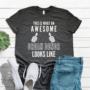 Koszulka dla dawcy narządów, prezent dla dawcy nerki, koszulka dla dawcy wątroby, koszulka do przeszczepu, podnosząca świadomość na temat oddawania narządów