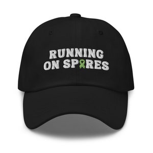 Transplant Gift Hat, Organ Donation Awareness Cap, Liver, Kidney, Lung, Heart Transplant Baseball Hat, Unisex Cap, Running On Spares Cap