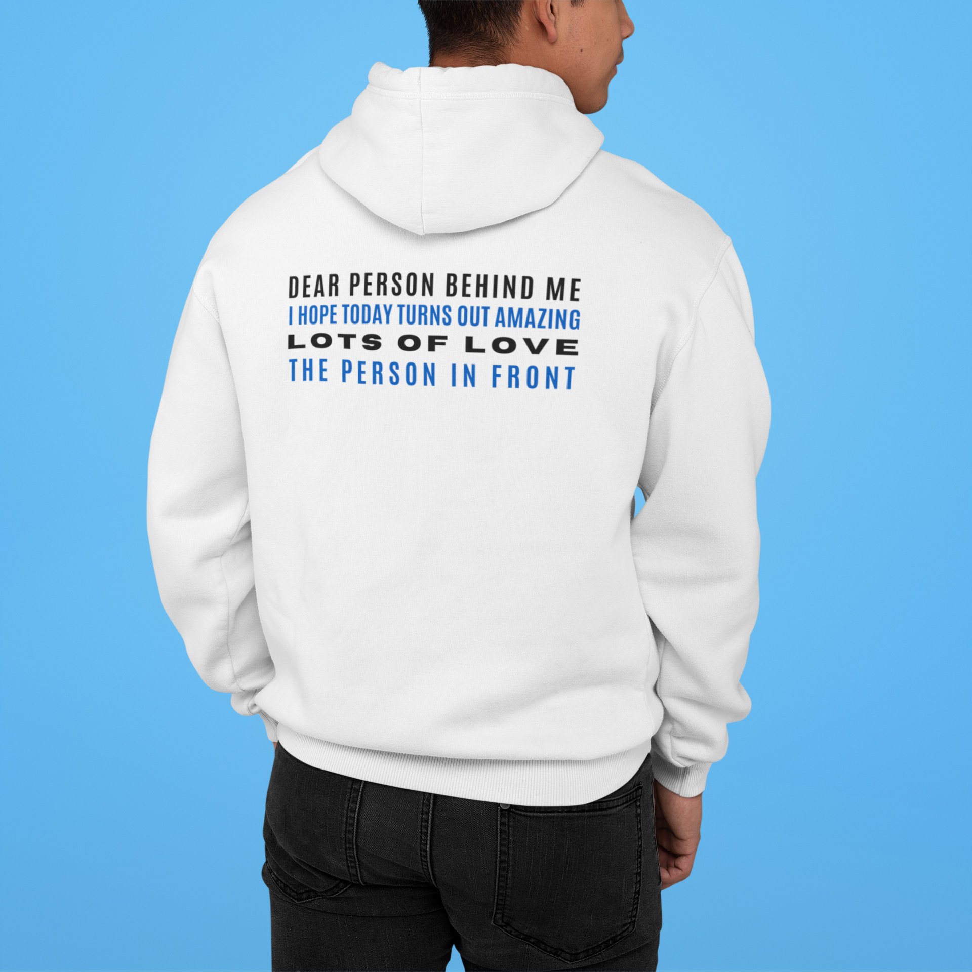 Men's Positivity Hoodie Funny Inspirational Hoodie Dear Etsy