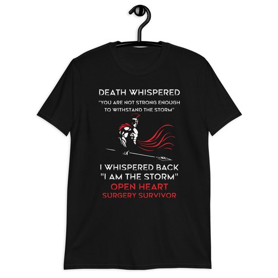T-shirt Survivant Chirurgie Cardiaque - Design étoile Et Notation - Sensibilisation Aux Maladies Coronariennes - Coupe Confortable