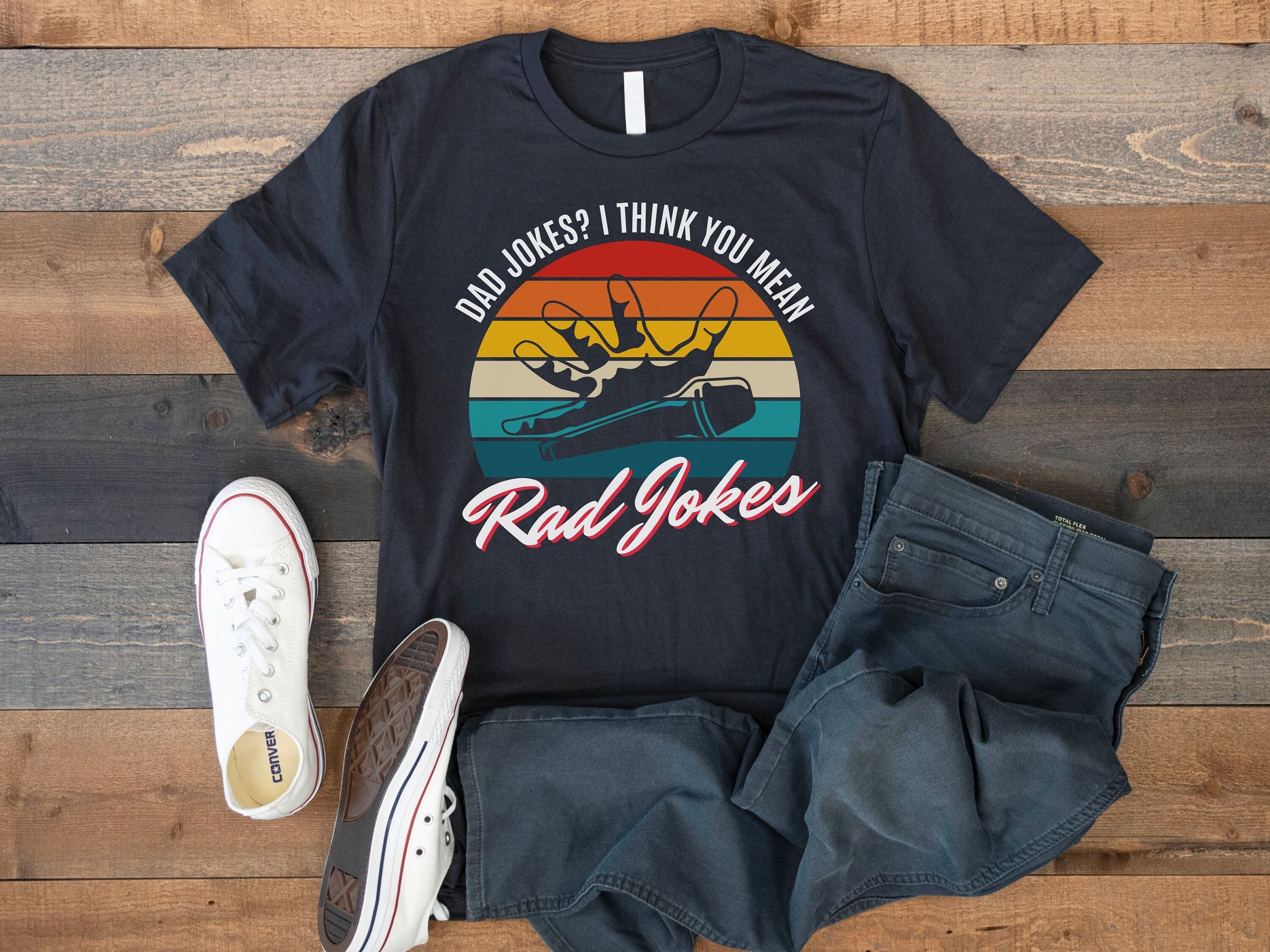 Funny Dad Shirt, Dad Jokes I Think You Mean Rad Jokes, Fathers Day Gift, Gift For Dad, Fashion24H Vibe