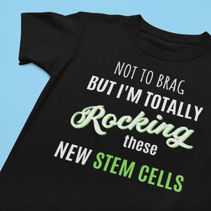 Stem Cell Youth T-shirt, Childs Stem Cell Transplant Shirt, Bone Marrow Awareness Tee For Kid