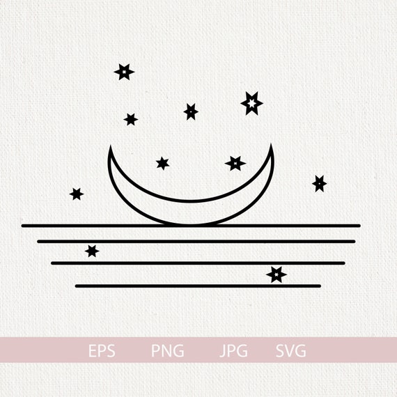 Moon png Moon Mystic Vector Moon clipart Moon tattoo | Etsy