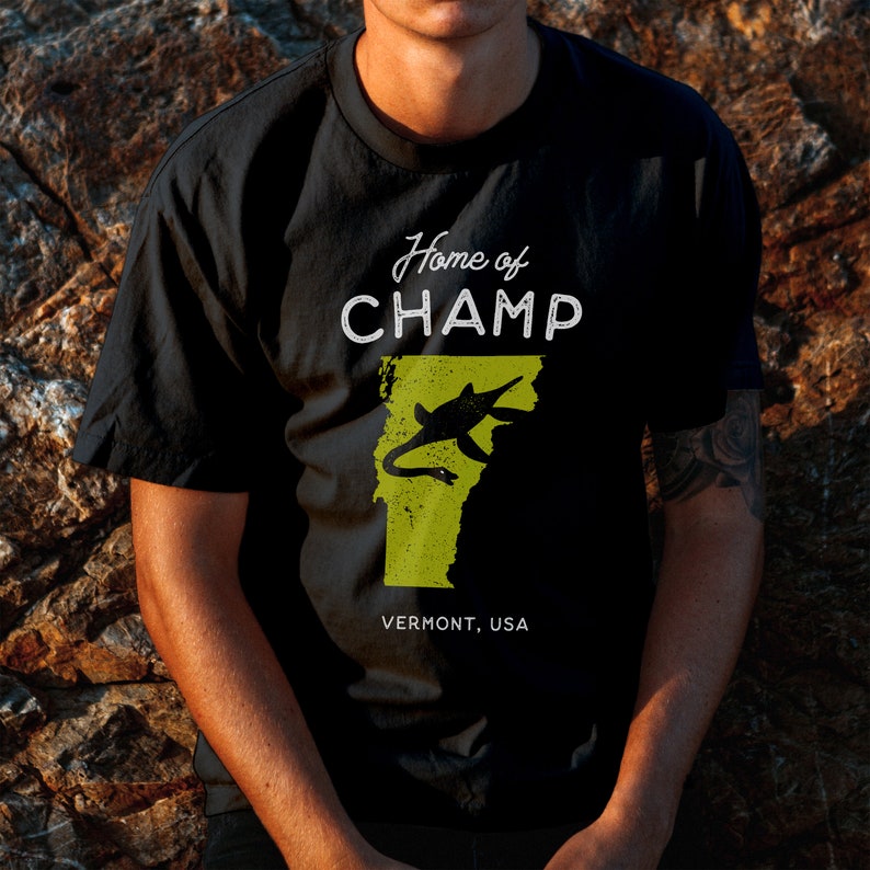 Champ Lake Monster T-Shirt: Vermont Cryptid Gift image 8