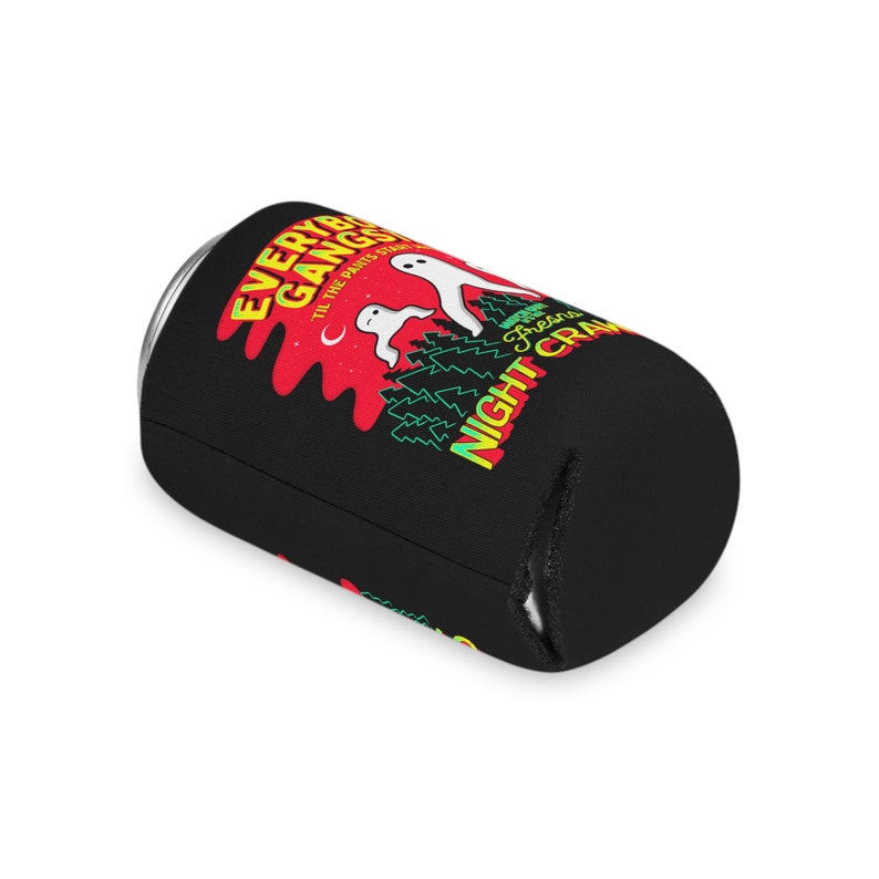Everybody Gangsta Til the Pants Start Walkin Fresno Nightcrawlers // Cute Cryptid Gift, Cryptozoology, Fortean Accessory, Drink Can Cooler image 5