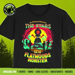 Flatwoods Monster T-Shirt Retro West Virginia UFO Cryptid