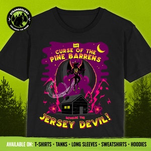 It&#39;s the Curse of the Pine Barrens... Beware The Jersey Devil!  // T-shirts, Tanks, Longsleeves, Sweatshirts & Hoodies, Cryptozoology Gift