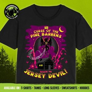 It's the Curse of the Pine Barrens... Beware The Jersey Devil!  // T-shirts, Tanks, Longsleeves, Sweatshirts & Hoodies, Cryptozoology Gift