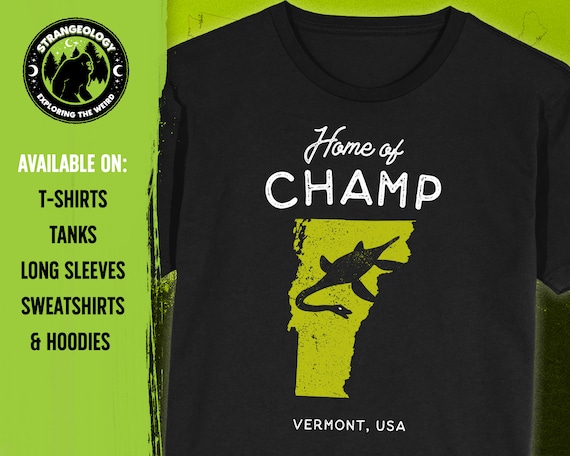 Champ Lake Monster T-Shirt: Vermont Cryptid Gift