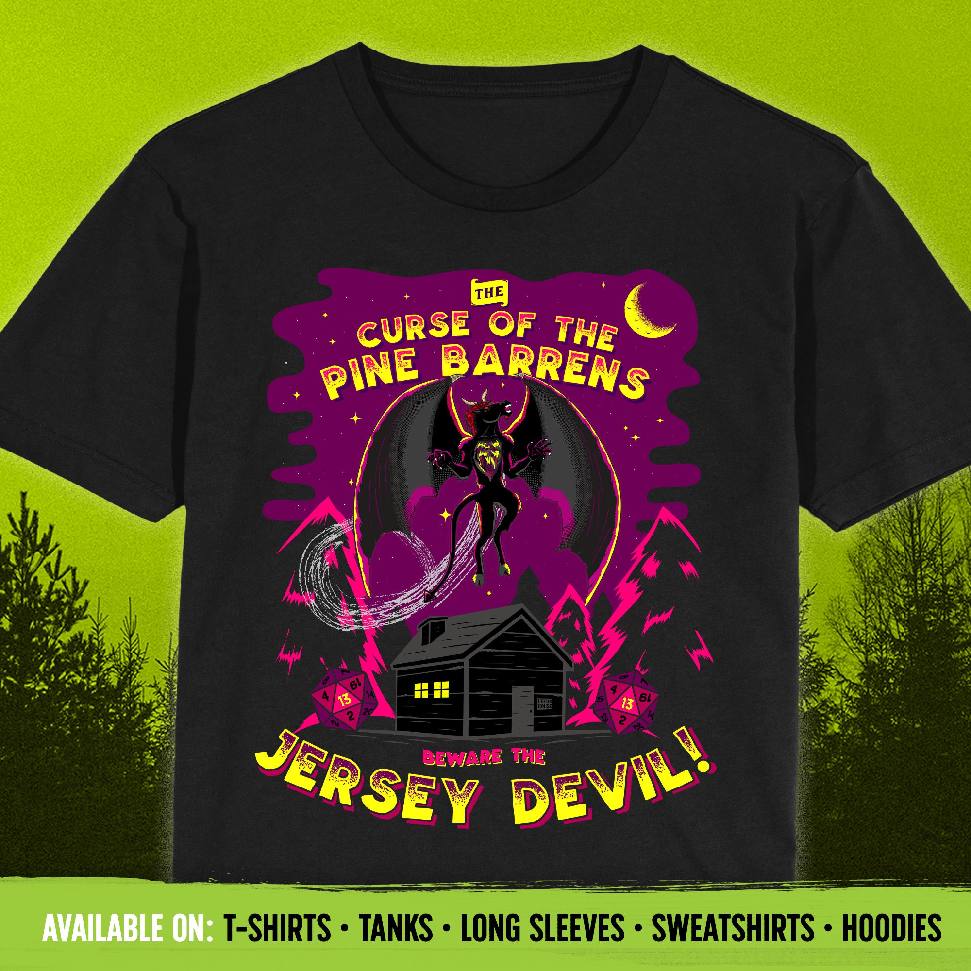 Jersey Devil Shirt  Cryptozoology Shirts