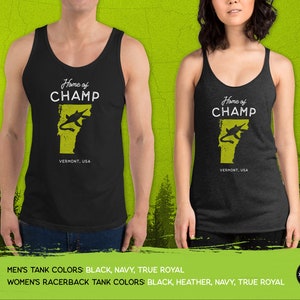 Champ Lake Monster T-Shirt: Vermont Cryptid Gift image 4
