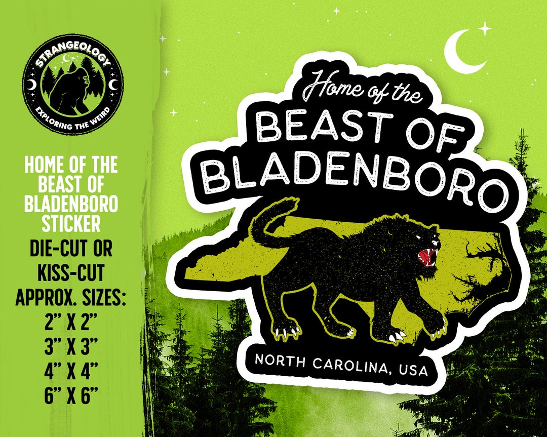 Home of the Beast of Bladenboro North Carolina USA Cryptid Etsy