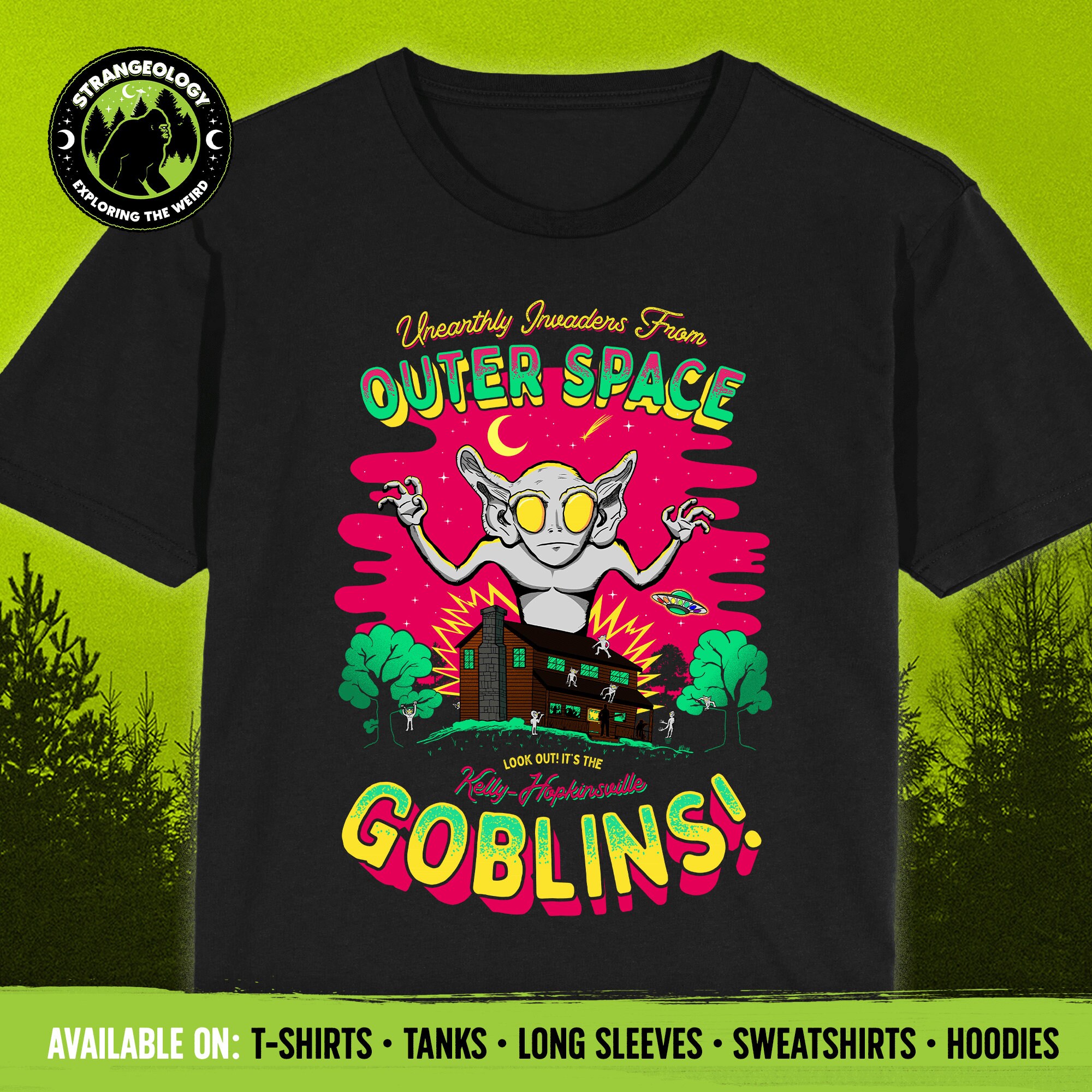 Hopkinsville Goblins T-shirt Kentucky UFO Alien Tee - Etsy