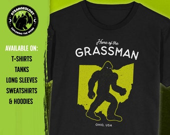 Ohio Grassman Bigfoot T-Shirt: Cryptid Design