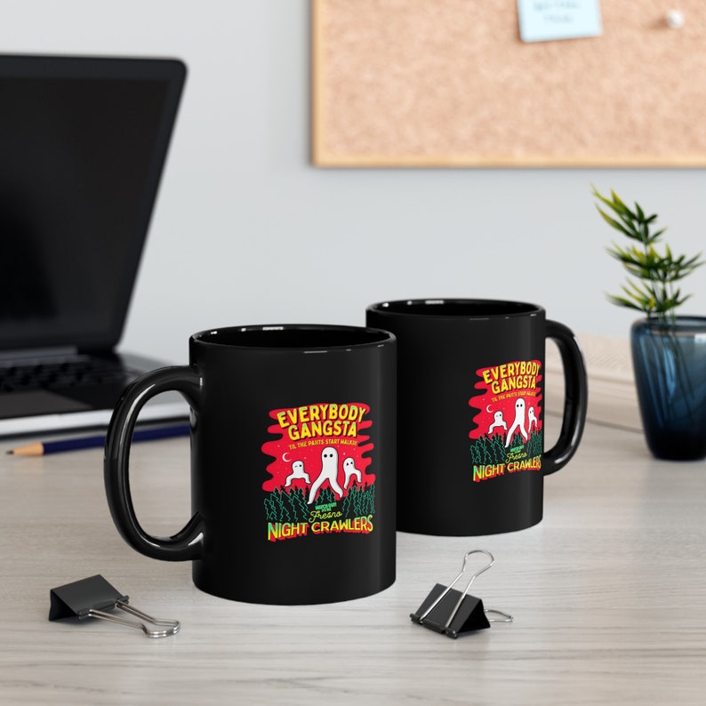 Everybody Gangsta til the Pants Start Walkin / Coffee & Tea 11oz Mug, Funny Cryptid Cryptozoology Gift image 6