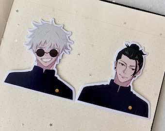 JJK SatoSugu Anime Vinyl Stickers Anime Inspired Stickers | Water Proof Stickers | Gojo and Geto Stickers | Fanart