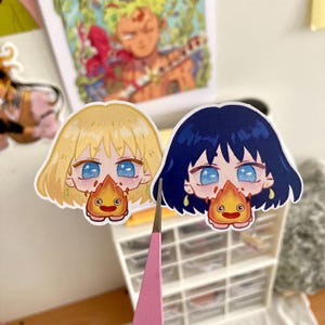 How.l en C.alcifer-stickers | Animestickers | Anime-fanart | Anime-nostalgie | Sticker anime waterfles