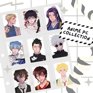 Anime Inspired Holographic Photocards | Double-Sided Photocard, Anime Fanarts, Anime Art, Anime Collectible Art Prints