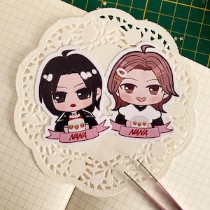 Nana Hachi Stickers | NANA Anime Bestfriend Sticker | Vinyl Stickers | Water Proof Stickers | Laptop Decal