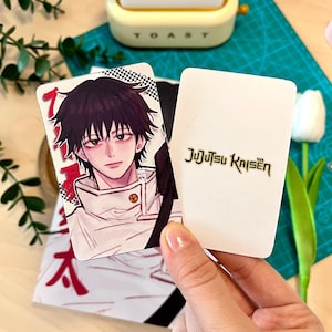 Zauberer Yuta Fotokarte | Doppelseitige Anime Fotokarten | Anime Fanart | Anime-Fotokarten