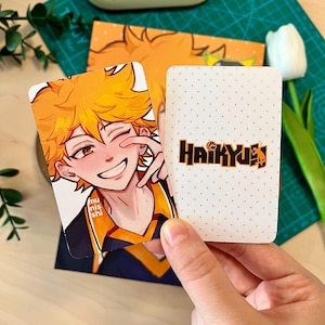 Volleyball Anime Guy Photocard | HQ Double-Sided Anime Photocards | Anime Art Prints | Photocards | Fanart