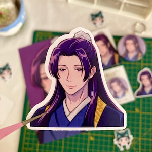 JinshiSama Aufkleber | Anime inspiriert Vinyl-Aufkleber | Apotheker Anime Fanart | Charakter Aufkleber | Anime Aufkleber