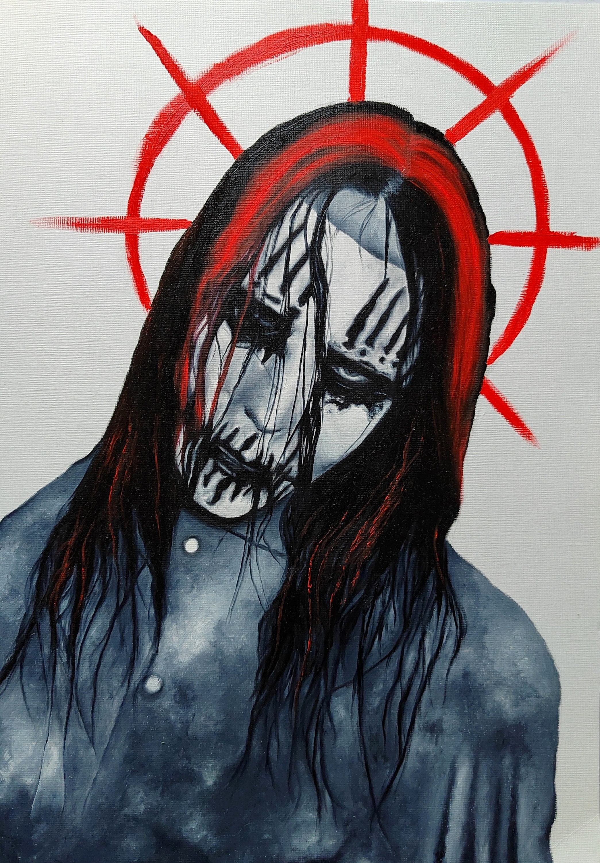 Joey Jordison Original Painting. Drummer From the Band Slipknot