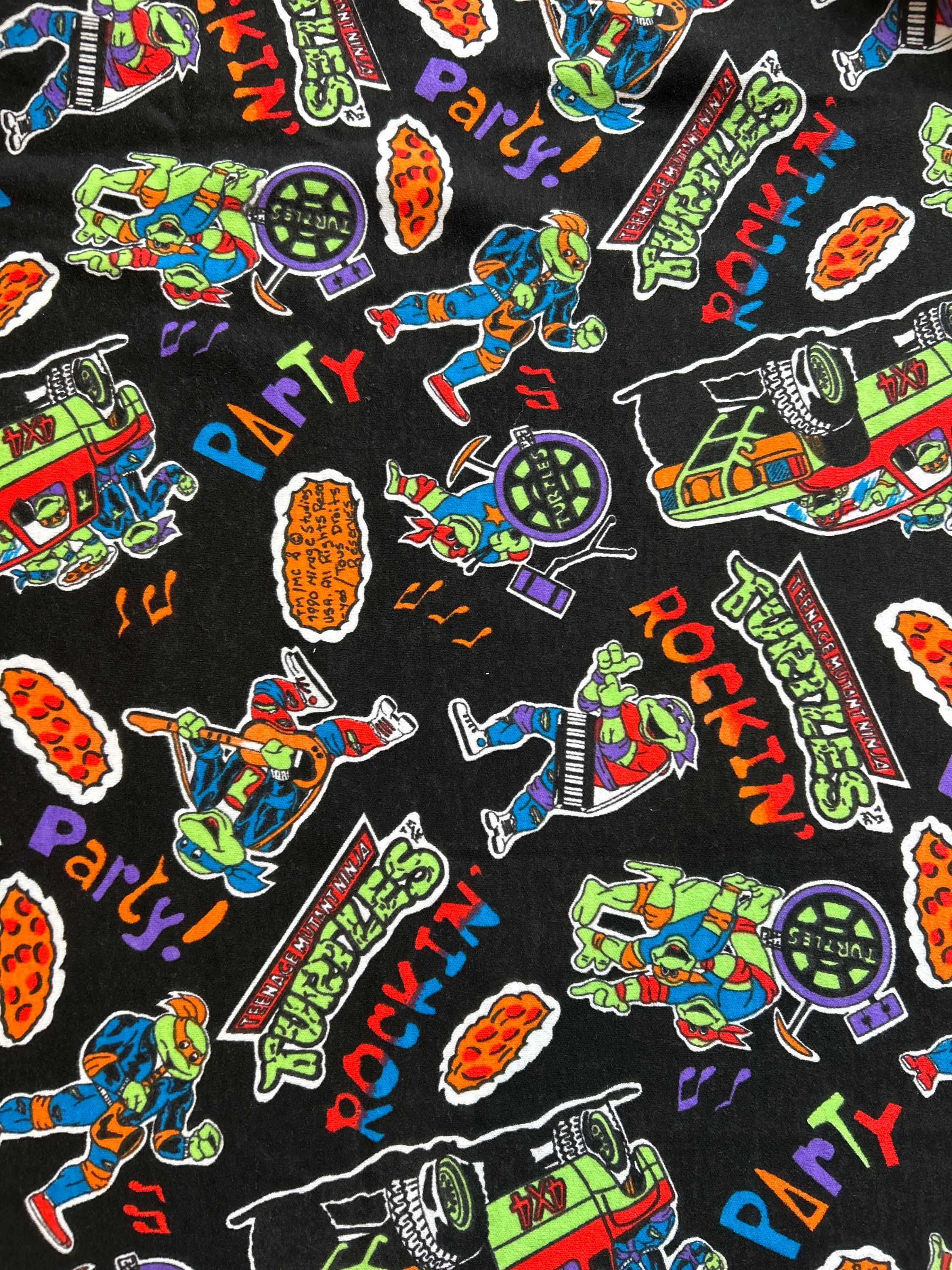 Ninja Turtle Jersey Knit Fabric - Etsy