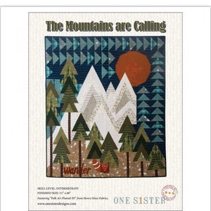 OSD10 The Mountains are Calling Pattern - Author: Janet Nesbitt Designer Janet Rae Nesbitt