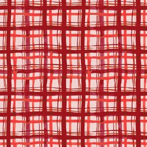 Oh So Jolly Plaid Cotton Fabric -  Designer: Jean Choe Christmas Plaid-continuous cuts- by the 1/4 or 1/2 yards- fat quarters PSF120-23321