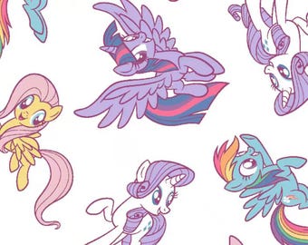 Springs Creative My Little Pony Cotton Fabric 100% Cotton - Licensed Fabric