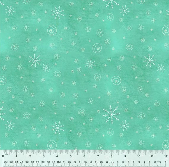 A Very Terri Christmas Snow Flurries in Turquoise A Very Terri Christmas Snow Flurries in Turquoise