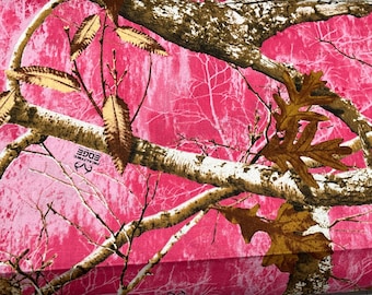 Pink Real Tree Fabric fast shipping Licensed Fabric