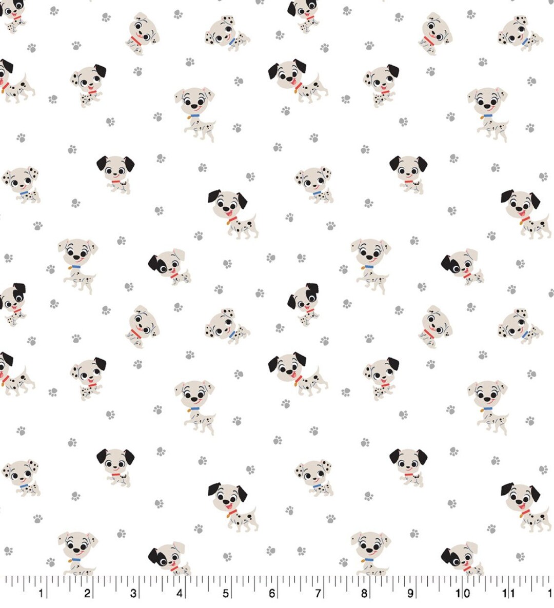 101 Dalmations Swaddle Fabric available by the 1/4 Yard, 1/2 Yard, Fat