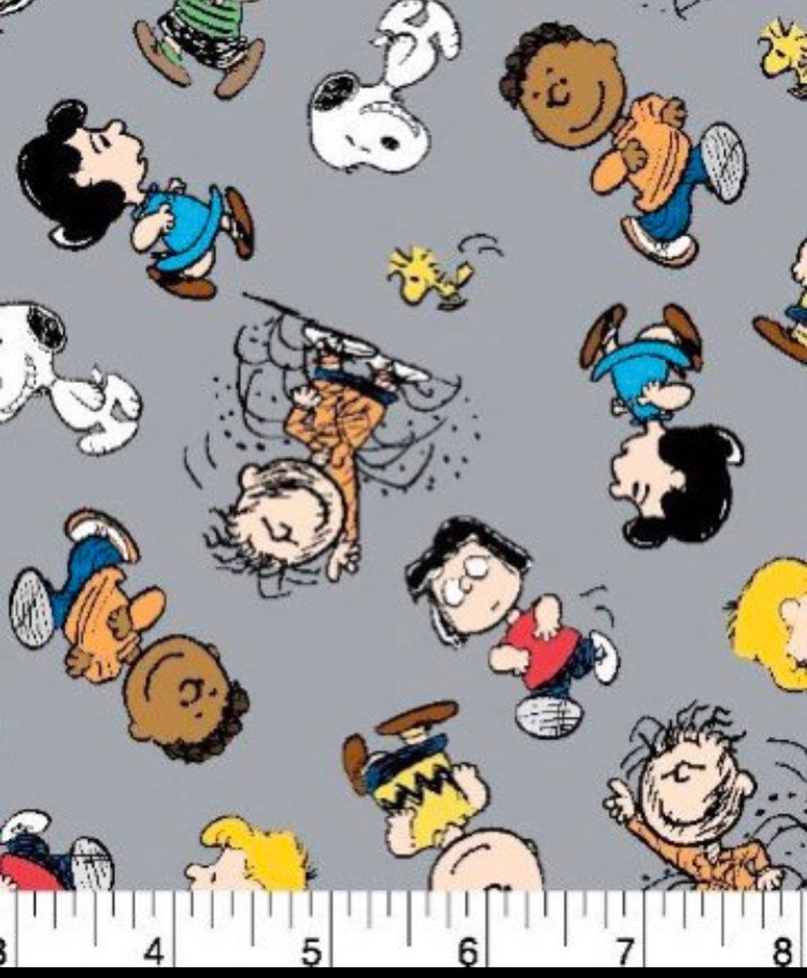 Charlie Brown Peanuts Character Fabric 1/4 Yard 1/2 Yard Etsy