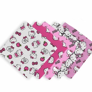 Hello Kitty fat quarter bundle- Fabric - x5 Fat Quarters - Stax