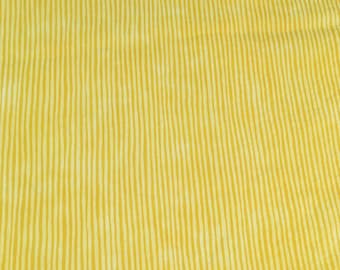 Yellow stripes fabric -  100% Cotton - Blender