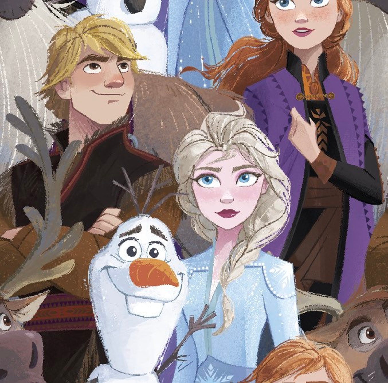 Elsa Anna christoph frozen fabric 1/4 yard 1/2 yard Elsa Anna christoph frozen fabric 1/4 yard 1/2 yard