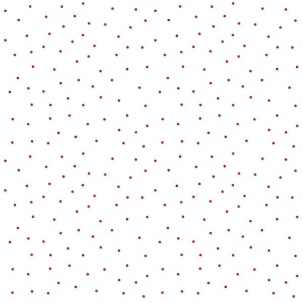 Kimberbell Basics - tiny dots - red dots on white -by the 1/4 yd, 1/2 yd & Fat Quarters - 100% Cotton -