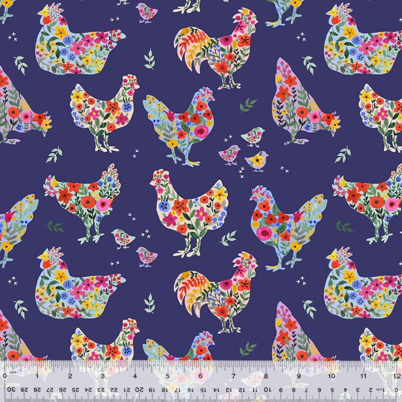 Chicken Fabric - Etsy