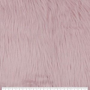 Faux fur squares (for making gnome beards) Blush Husky- small order quantities