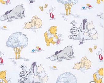 End of Bolt - Winnie the Pooh Bear Togetherish Fabric- - 100% Cotton -